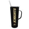 The Fanatic Group University of Central Florida 20oz Stainless Steel Roadie with Straw - Black view 1
