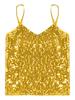 Agoky Girls Shiny Metallic Ballet Dance Tank Tops Sleeveless Jazz Hip Hop Dance Tops Latin Dance Costume Ballerina Dancewear Gold B 2-4 Years view 3