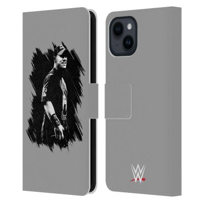 Head Case Designs Officially Licensed WWE John Cena 2017/18 Superstars 4 Leather Wallet Case Compatible with Apple iPhone 15
