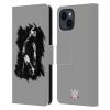 Head Case Designs Officially Licensed WWE John Cena 2017/18 Superstars 4 Leather Wallet Case Compatible with Apple iPhone 15 view 1