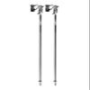 LEKI Bold Lite S Lightweight Aluminum Ski Poles for Alpine Skiing - Dark Anthracite-Black-Neongreen - 110 cm view 1