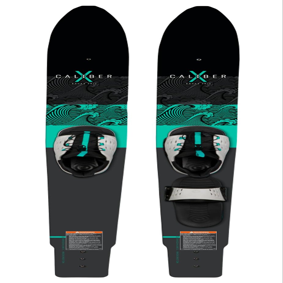Radar Water Ski 59" - X-Caliber Combos w/ Cruise Binding - Mint / Black
