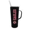 The Fanatic Group Boston College 20oz Stainless Steel Roadie with Straw -Black view 1