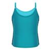 Agoky Girls Shiny Metallic Ballet Dance Tank Tops Sleeveless Jazz Hip Hop Dance Tops Latin Dance Costume Ballerina Dancewear Lake_Blue C 14 Years view 2