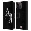 Head Case Designs Officially Licensed WWE Grunge Initials AJ Styles Leather Wallet Case Compatible with Apple iPhone 15 Pro Max view 1