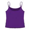 Agoky Girls Shiny Metallic Ballet Dance Tank Tops Sleeveless Jazz Hip Hop Dance Tops Latin Dance Costume Ballerina Dancewear Purple C 10 Years view 4
