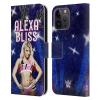 Head Case Designs Officially Licensed WWE LED Image Alexa Bliss Leather Wallet Case Compatible with Apple iPhone 15 Pro Max view 1