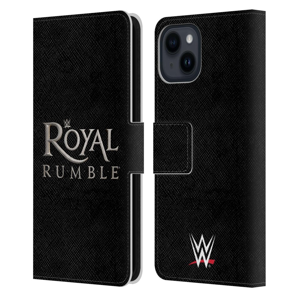 Head Case Designs Officially Licensed WWE Royal Rumble The Shows Leather Wallet Case Compatible with Apple iPhone 15