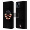 Head Case Designs Officially Licensed WWE American Pride Logo Seth Rollins Leather Wallet Case Compatible with Apple iPhone 15 Plus view 1