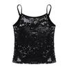 Agoky Girls Shiny Metallic Ballet Dance Tank Tops Sleeveless Jazz Hip Hop Dance Tops Latin Dance Costume Ballerina Dancewear Black C 14 Years view 3