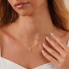Yoosteel Gold Plated Layered Initial Necklace for Women, 14K, T Pendant, Adjustable Chain, Classic Design view 4
