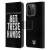 Head Case Designs Officially Licensed WWE Braun Strowman Hands Superstars 6 Leather Wallet Case Compatible with Apple iPhone 15 Pro view 1