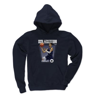 500 LEVEL Tyrese Haliburton Youth Sweatshirt (Youth Hoodie, X-Large, Navy) - Tyrese Haliburton Indiana Premiere WHT