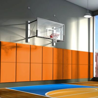 PROGOAL 60"/72" High Gym Wall Padding 2" Thick Foam Basketball Court Wall Mount Protector for Garage Taekwondo Babyroom - Durable Waterproof Anti-Cushion