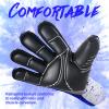 WVVOU Soccer Goalie Goalkeeper Gloves for Youth & Adult, Enhanced Latex Palm Grip, Breathable Knitted Fabric, Suitable for Game & Training, Pink, Size 7 view 3