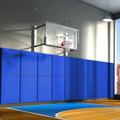 PROGOAL 60"/72" High Gym Wall Padding 2" Thick Foam Basketball Court Wall Mount Protector for Garage Taekwondo Babyroom - Durable Waterproof Anti-Cushion
