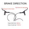BUCKLOS MTB Hydraulic Disc Brakes,Left Front 800mm Right Rear 1450mm Hydraulic Brake Set, with IIIPRO 160mm Floating Disc Brake Rotor and 6PC Bolts. view 2