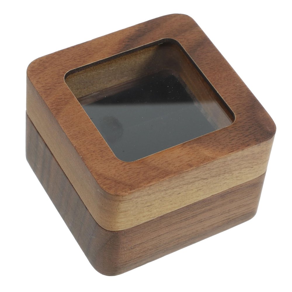 5pcs Box ring holder for wedding ceremony ring storage holder wedding storage case s engagement case man box packing Wooden