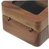 5pcs Box ring holder for wedding ceremony ring storage holder wedding storage case s engagement case man box packing Wooden view 3