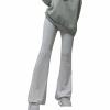 GOKKILRW Womens Bootcut Yoga Dress Pants High Waisted Stretchy Tummy Control Workout Bootleg Flared Leggings Casual Work Office Slacks Trousers White view 1