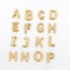 DIOWUS Bubble Letter Necklace For Women,Dainty Balloon Initial Necklaces 18k Gold Plated Chain Pendant Alphabet Necklaces For Girlfriend Charm Simple Gift Jewelry (B) view 3