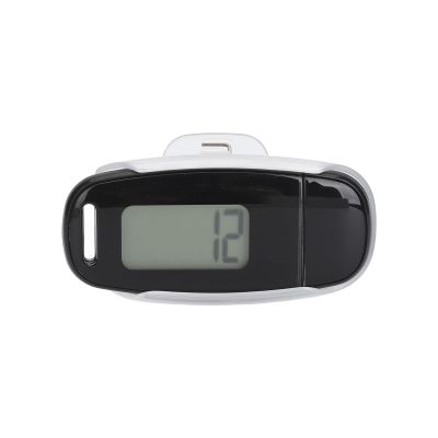 Pedometer for Walking, Accurate Simple Step Counter with Large Digital Display, USB Rechargeable Portable Step Clip on for Seniors (Black)