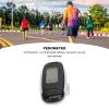 Pedometer for Walking, Accurate Simple Step Counter with Large Digital Display, USB Rechargeable Portable Step Clip on for Seniors (Black) view 2