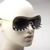 ICARA/Punk Rocker Spike Fashion Novelty Club Party Glasses Cool Men/Lady Sunglasses (black) view 3