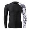 HUGE SPORTS Men's Long Sleeve Rash Guard UPF 50+ UV Sun Protection Tee Quick Dry Swimming Shirts view 3