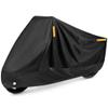 Puroma Motorcycle Cover Heavy Duty Scooter Cover Waterproof Outdoor All Season Universal Weather Quality Protection with Night Reflective, Lock Holes and Storage Bag Fits up to 97" Motorcycle Vehicle view 1