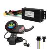 HUDAMZKY Electric Scooter Ebike 26A/30A Sine Wave Controller with LCD V889 Display for 1000W Hub Motor Electric Bike Accessories view 1