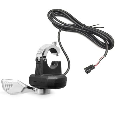 HUDAMZKY EBike Thumb Throttle 24V,36V,48V,52V,60V 108X-2 Left Thumb Throttle Speed Control 3 Pin Waterproof/SM Connector for Electric Scooters and E-Bike