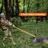 Adnee 4 Pack Deer Drag and Harness - 4.9ft Deer Drags Rope for Hunting Gear- Reflective Deer Safety Hunting Accessories with Comfort Grip Handle for Man view 4