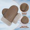 MGGMOKAY Men Leather Mittens Shearling Sheepskin Fur Lined Winter Mitten Gloves,Camel,S view 2