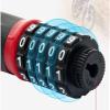 QIYUDS Bike Chain Lock, 5 Digit Combination Heavy Duty Anti Theft Bicycle Chain Lock, Portable Security Resettable Bike Locks for Scooter, Motorcycle, Door view 4