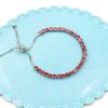 Uloveido Fashion Adjustable Bolo Style Tennis Bracelet for Women Mother Pink Cubic Zirconia Silder Chain Bracelet Y4043 view 4
