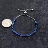 Uloveido Classic Blue Cubic Zirconia Stone Tennis Bracelet for Women | Adjustable Slider Bracelet Y4043 view 2