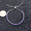 Uloveido Purple Cubic Zirconia Adjustable Bolo Clasp Tennis Bracelet for Women Mother Birthday Bracelet Gift Y4043 view 2