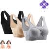 lunhaifi Plus Size - Anti-Sagging Wirefree Bra, Oversized Wireless Anti-Sag Bra, Fitness Yoga Sports Support Bra (C,M) view 1