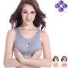 lunhaifi Plus Size - Anti-Sagging Wirefree Bra, Oversized Wireless Anti-Sag Bra, Fitness Yoga Sports Support Bra (Grey,4XL) view 1