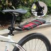 QIYUDS Rear Bike Rack, Bike Cargo Rack, Universal Bicycle Rear Rack, Aluminum Alloy Adjustable Bike Luggage Carrier with Fender, for Long Trail Travel view 4