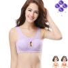lunhaifi Plus Size - Anti-Sagging Wirefree Bra, Oversized Wireless Anti-Sag Bra, Fitness Yoga Sports Support Bra (Purple,XL) view 1