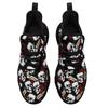coolcustomize Men's Gothic Skull Running Shoes, Punk Rock Breathable Cushion Sports Walking Sneakers Gym Jogging Tennis Shoes view 3