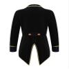 Hansber Kids Boys Prince Roleplay Outfits Circus Magician Tuxedo Jacket with Accessories Set for Stage Party Black 16 Years view 3