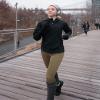 High Waisted Leggings for Women - No See Through Tummy Novelty Workout Yoga Pants with Pockets Reg & Plus Mocha view 2