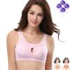 lunhaifi Plus Size - Anti-Sagging Wirefree Bra, Oversized Wireless Anti-Sag Bra, Fitness Yoga Sports Support Bra (Pink,2XL) view 1