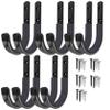 Spoligod Gun Racks for Wall, 50lbs Capacity, Alloy Steel, Black 5Pairs view 1