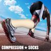 CHARMKING Compression Socks for Women & Men Circulation (3 Pairs) 15-20 mmHg is Best Athletic for Running, Flight Travel, Support, Cycling, Pregnant - Boost Performance, Durability (L/XL,Multi 64) view 3