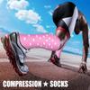 CHARMKING Compression Socks for Women & Men Circulation (3 Pairs) 15-20 mmHg is Best Athletic for Running, Flight Travel, Support, Cycling, Pregnant - Boost Performance, Durability (S/M, Multi 61) view 3