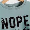 ESIKAH Nope Not Today Sweatshirt Vintage Letter Printed Shirts Womens Casual Crewneck Graphic Pullover Tops Not Today Shirt Green view 3
